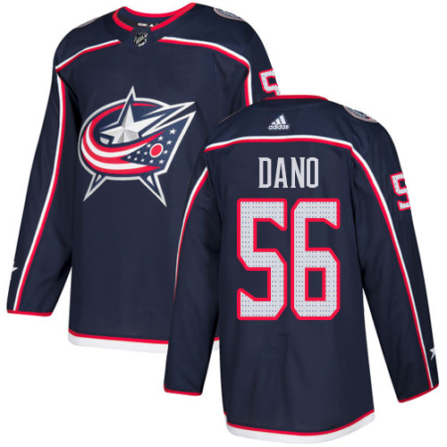 Adidas Blue Jackets #56 Marko Dano Navy Blue Home Authentic Stitched Youth NHL Jersey